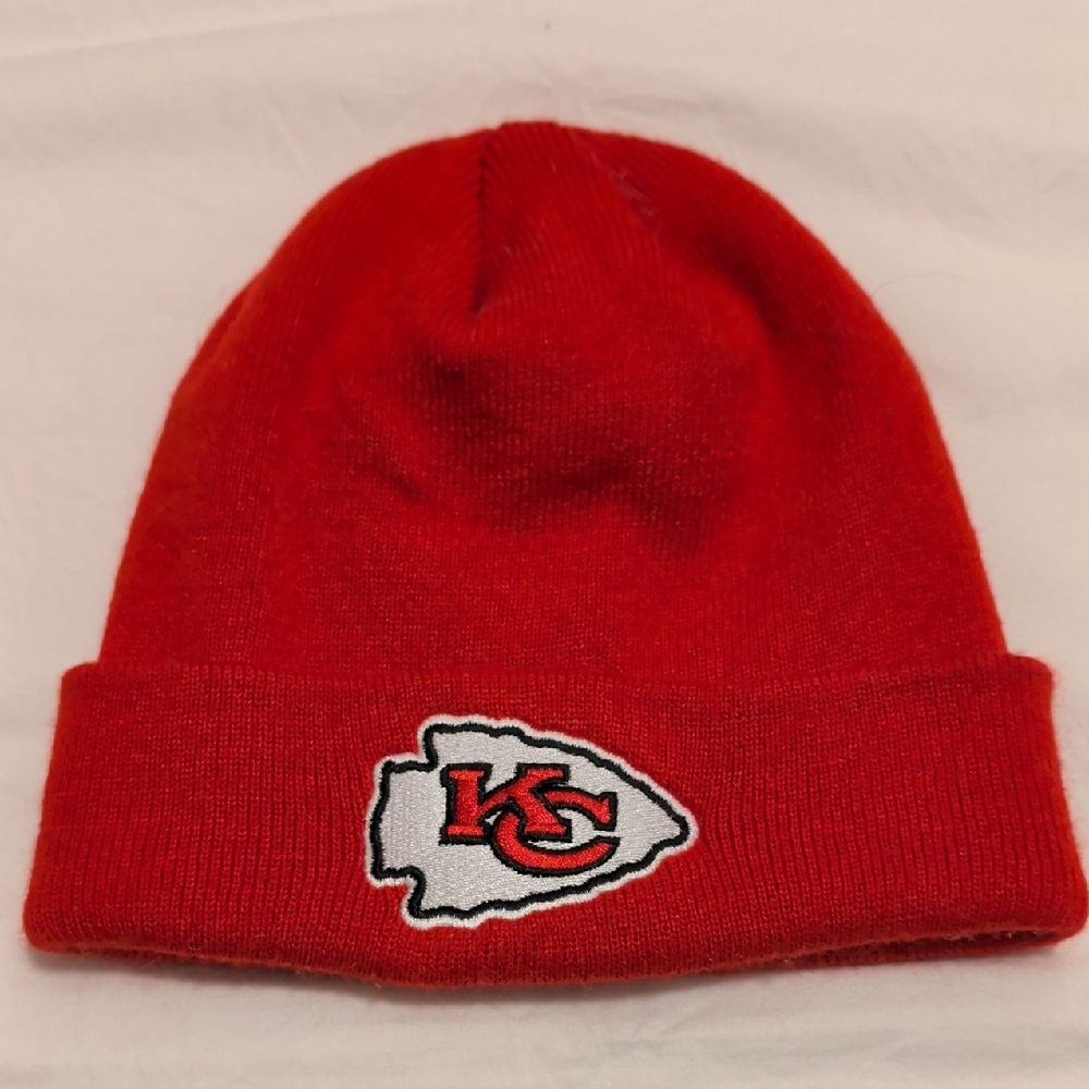 NFL Red Beanie with Team Logo
